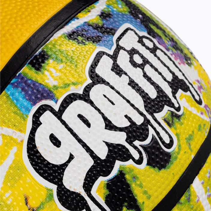 Basketbalový míč Spalding Graffiti 7 zeleno-žlutá 2000049338 3