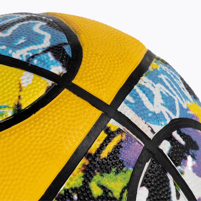 Basketbalový míč Spalding Graffiti 7 zeleno-žlutá 2000049338 4