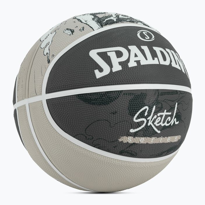 Spalding Sketch Jump basketbalový míč černý 84382Z 2