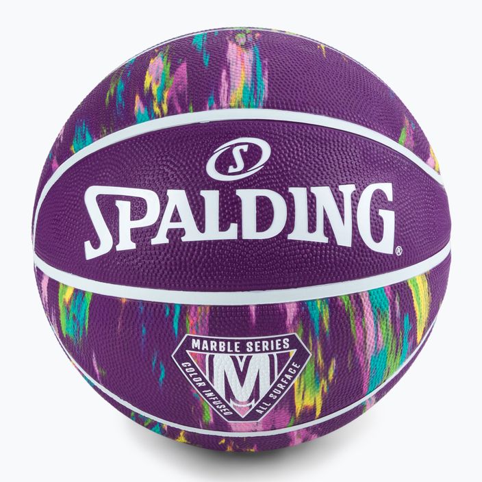 Spalding Marble fialový basketbalový míč 84403Z