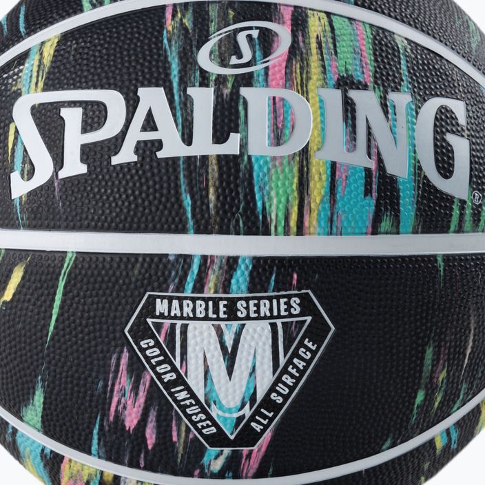 Spalding Marble basketbalový míč černý 84405Z 3