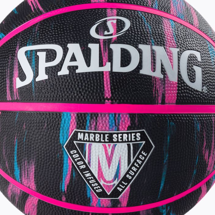 Spalding Marble basketbalový míč černý 84409Z 3