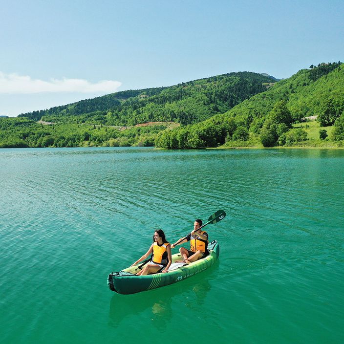 AquaMarina Rekreační kanoe Nafukovací kajak pro 3 osoby 12'2″ Ripple-370 zelený 10