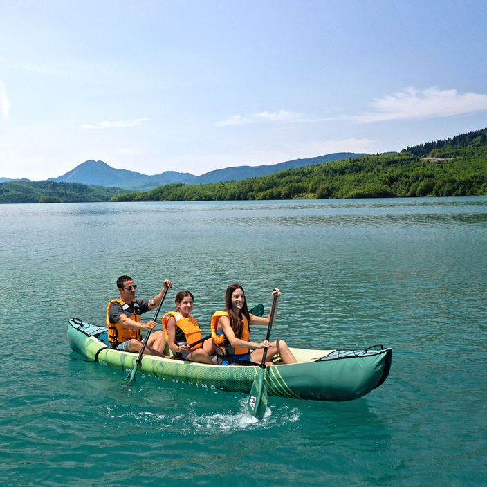 AquaMarina Rekreační kanoe Nafukovací kajak pro 3 osoby 12'2″ Ripple-370 zelený 13