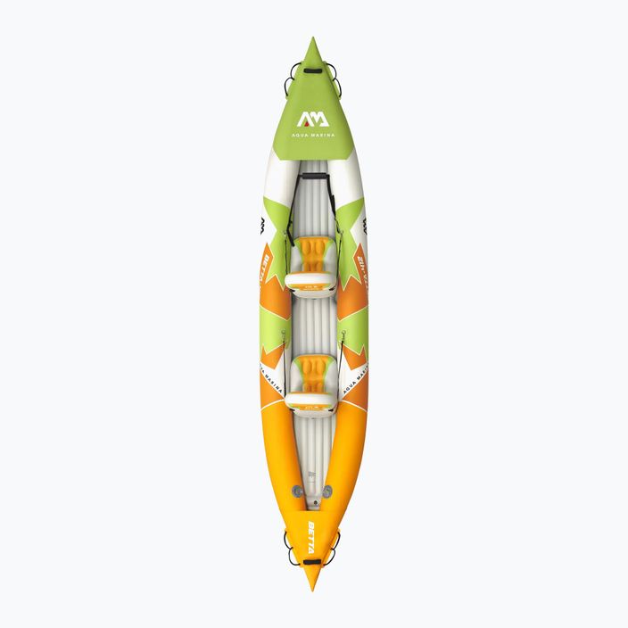 Aqua Marina Betta-412 Rekreační oranžový 13'6″ nafukovací kajak pro 2 osoby 2
