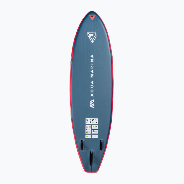 Prkno SUP Aqua Marina Wave - Surf iSUP, 2,65 m/10 cm, s vodítkem tmavě modré BT-22WA 4