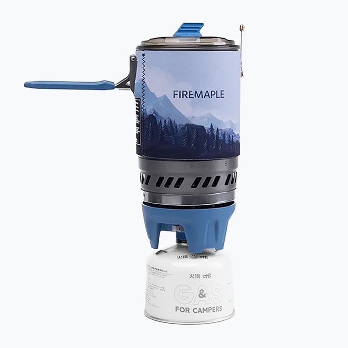 Turistický vařič  Fire-Maple FMS-X5 Polaris Cooking System + Garnek blue 2