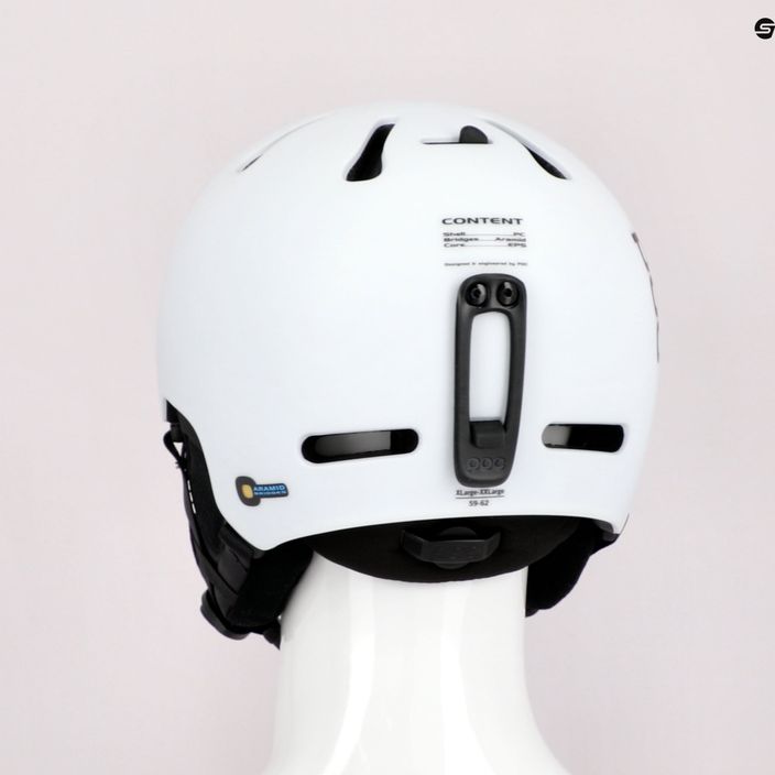 Lyžařská helma POC Fornix hydrogen white matt 8