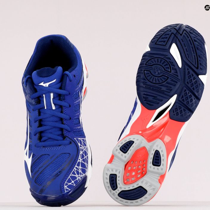 Volejbalové boty Mizuno Wave Voltage modré V1GA196020 11