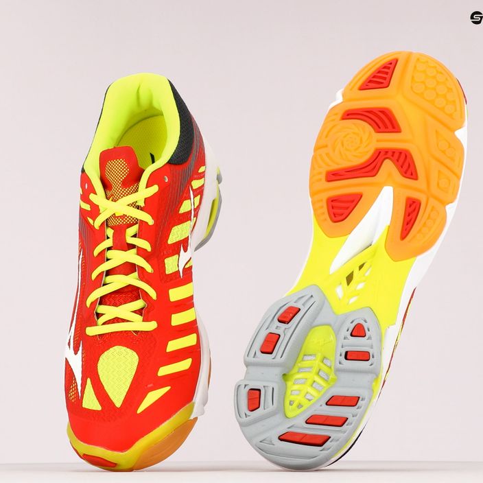 Pánské volejbalové boty Mizuno Wave Lightning Z4 červené V1GA180001 10