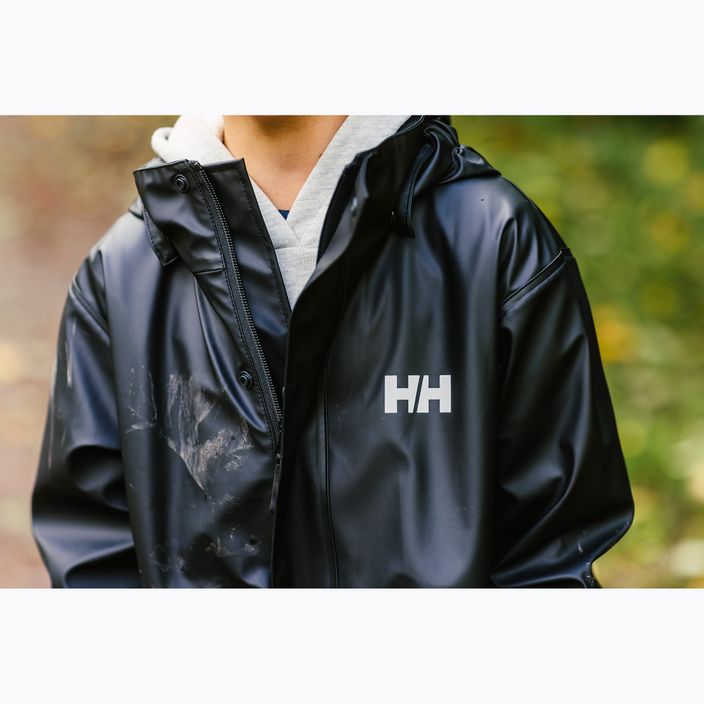 Dětská jachtařská bunda Helly Hansen Moss black 14