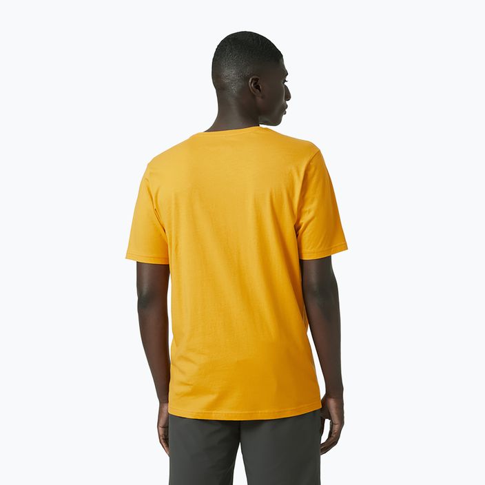 Pánské trekingové tričko  Helly Hansen HH Logo žluté 33979_328 2