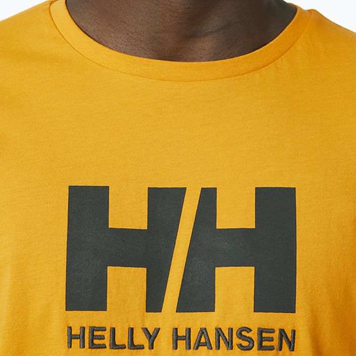 Pánské trekingové tričko  Helly Hansen HH Logo žluté 33979_328 3