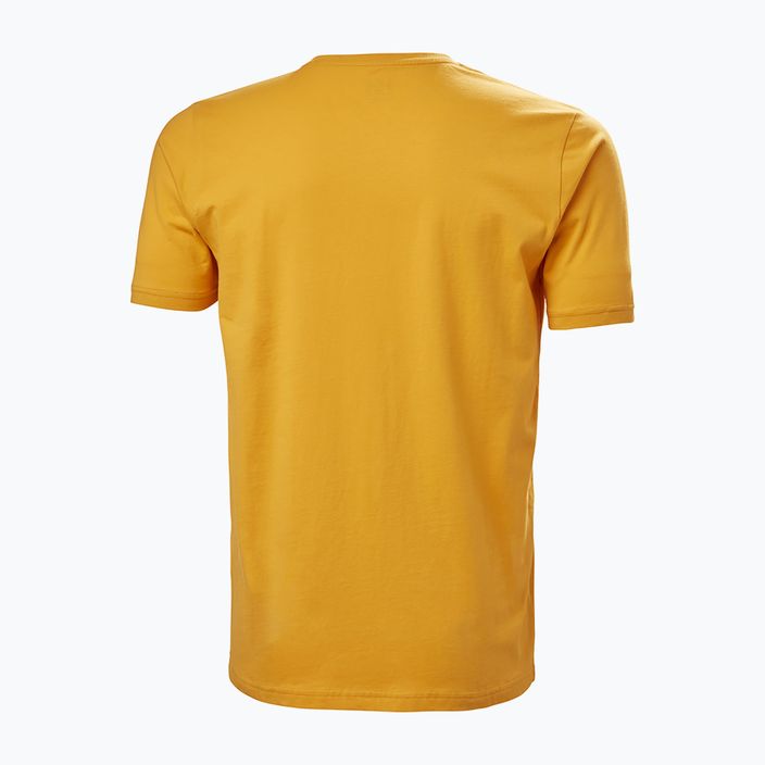 Pánské trekingové tričko  Helly Hansen HH Logo žluté 33979_328 5