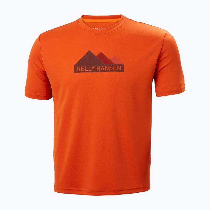 Pánské tričko Helly Hansen HH Tech Graphic patrol oran 4
