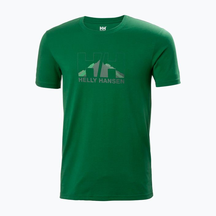 Pánské trekingové tričko Helly Hansen Nord Graphic 486 green 62978 4