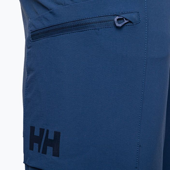 Helly Hansen pánské softshellové kalhoty Brono Softshell 584 blue 63051 4