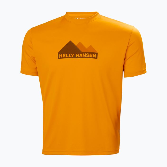 Pánské trekové tričko Helly Hansen HH Tech Graphic 328 žlutá 63088 4