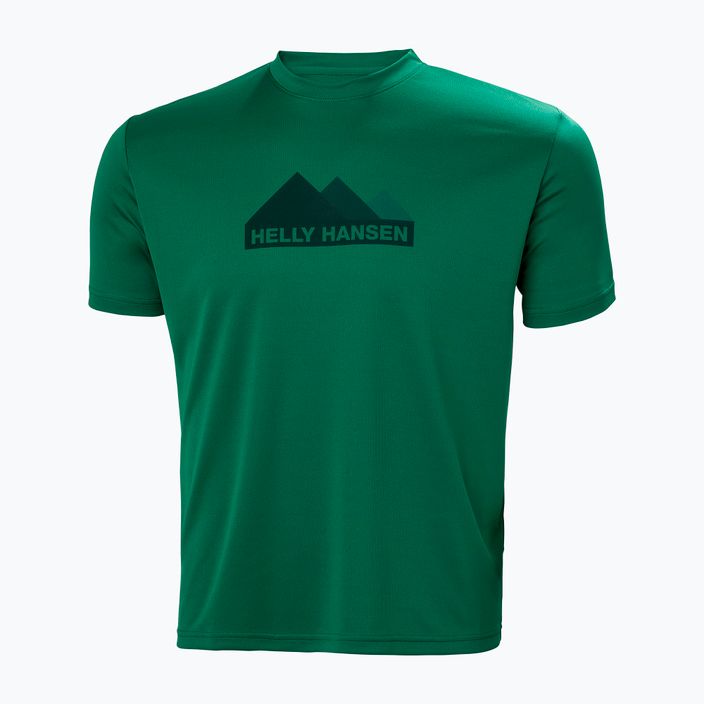 Pánské trekové tričko Helly Hansen HH Tech Graphic 486 green 63088 4