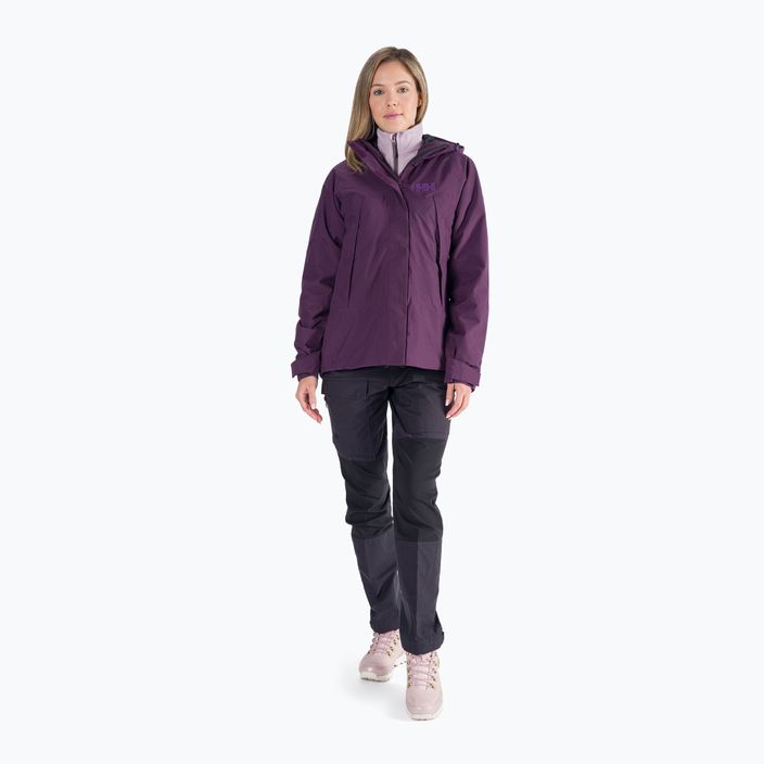 Helly Hansen dámská hybridní bunda Banff Insulated purple 63131_670 7