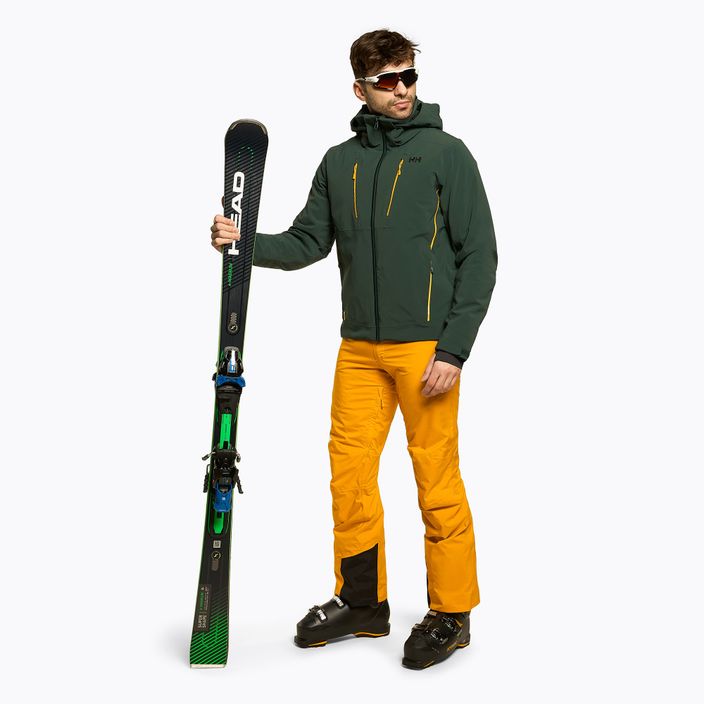 Pánská lyžařská bunda Helly Hansen Alpha 3.0 zelená 65551_495 2