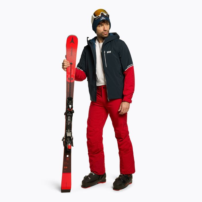Helly Hansen pánská lyžařská bunda Carv Lifaloft tmavě modrá a červená 65777_597 2