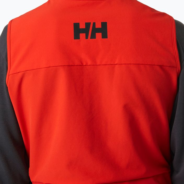 Pánské jachtařské kalhoty Helly Hansen Aegir Race Salopette 2.0 alert red 4