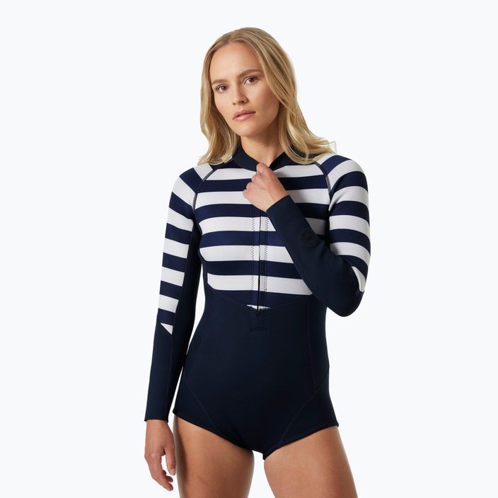 Dámský plavecký neopren  Helly Hansen Waterwear Long Sleeve Spring Wetsuit navy stripe 3