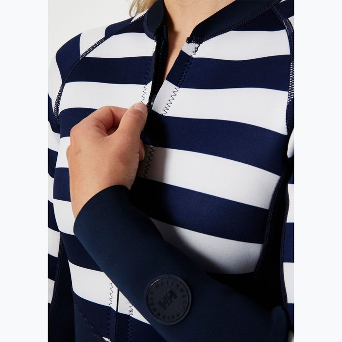 Dámský plavecký neopren  Helly Hansen Waterwear Long Sleeve Spring Wetsuit navy stripe 5