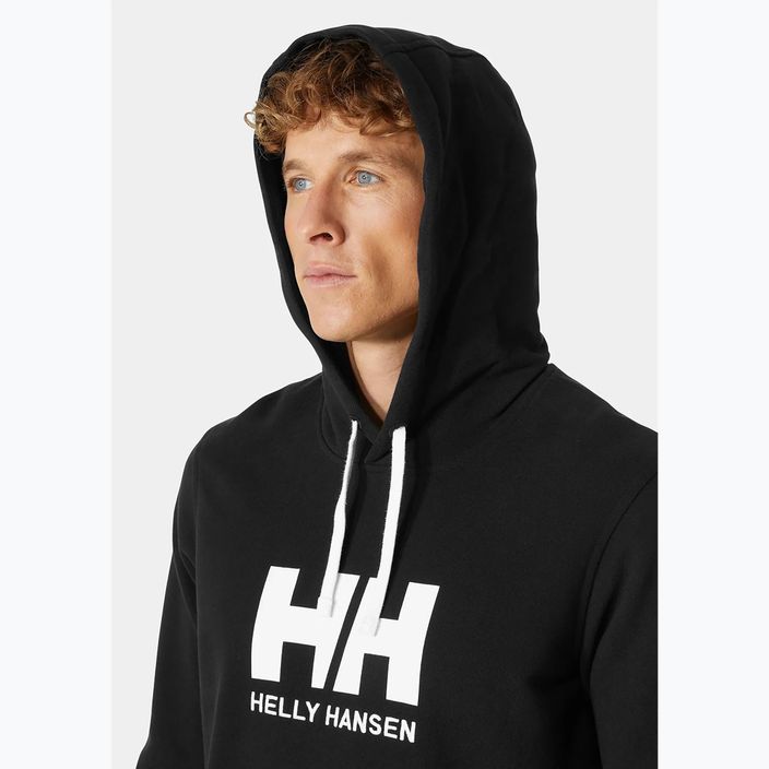 Pánská mikina Helly Hansen HH Logo Hoodie black 3
