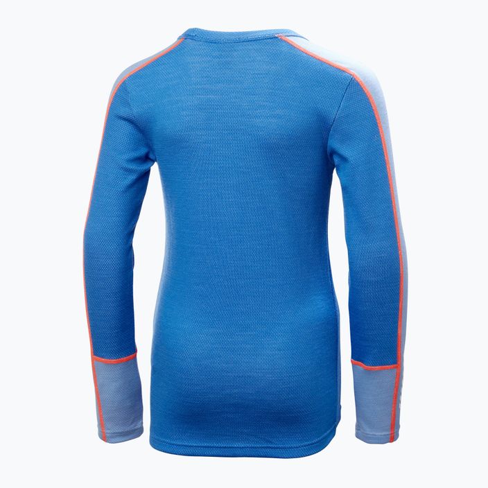 Sada dětského termoprádla Helly Hansen JR Lifa Merino Midweight ultra blue 7