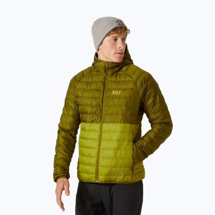 Pánská péřová bunda Helly Hansen Banff Hooded Insulator bright moss