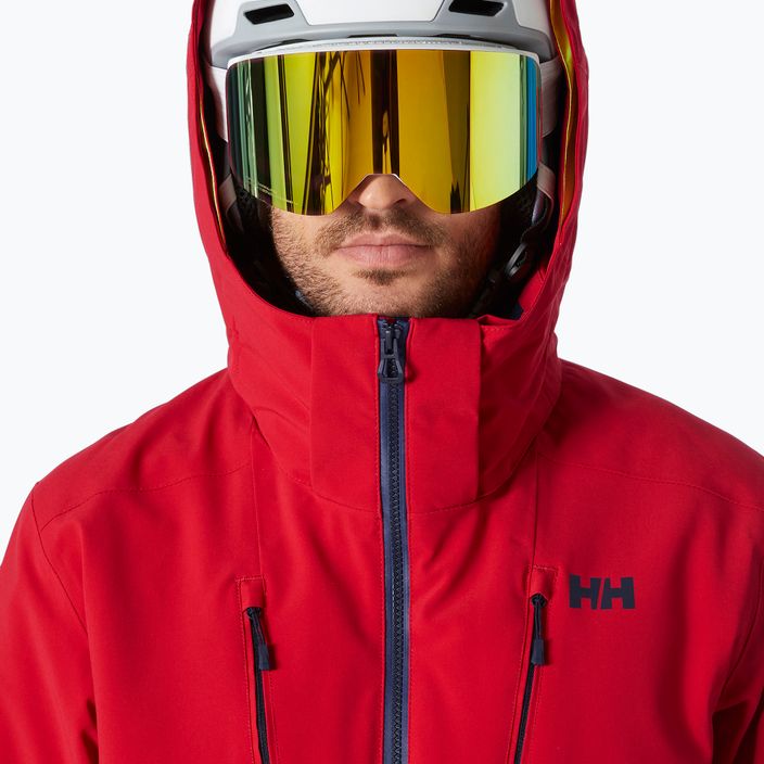 Pánská lyžařská bunda Helly Hansen Alpha 4.0 červená 3