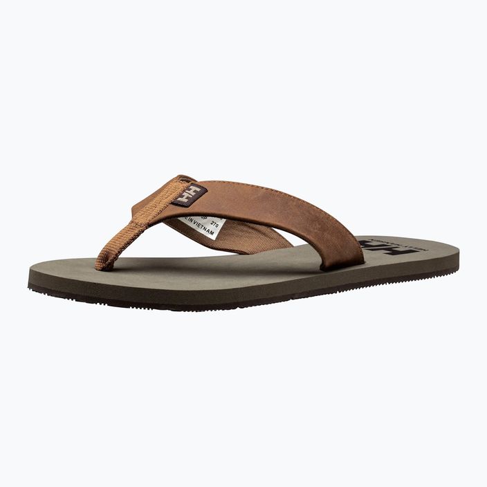 Pánské žabky Helly Hansen Seasand 2 Leather Sandals honey wheat 8