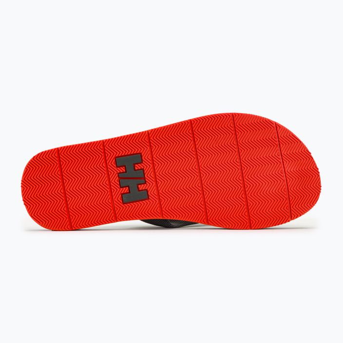 Pánské žabky Helly Hansen Logo Sandals 2 ebony/cherry tomato 4