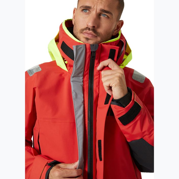 Pánská jachtařská bunda Helly Hansen Skagen Pro alert red 3