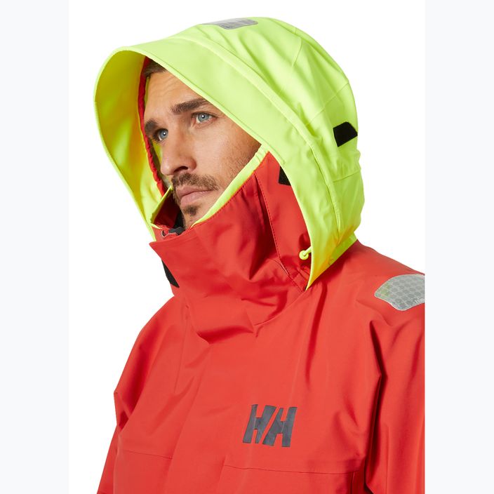 Pánská jachtařská bunda Helly Hansen Skagen Pro alert red 4