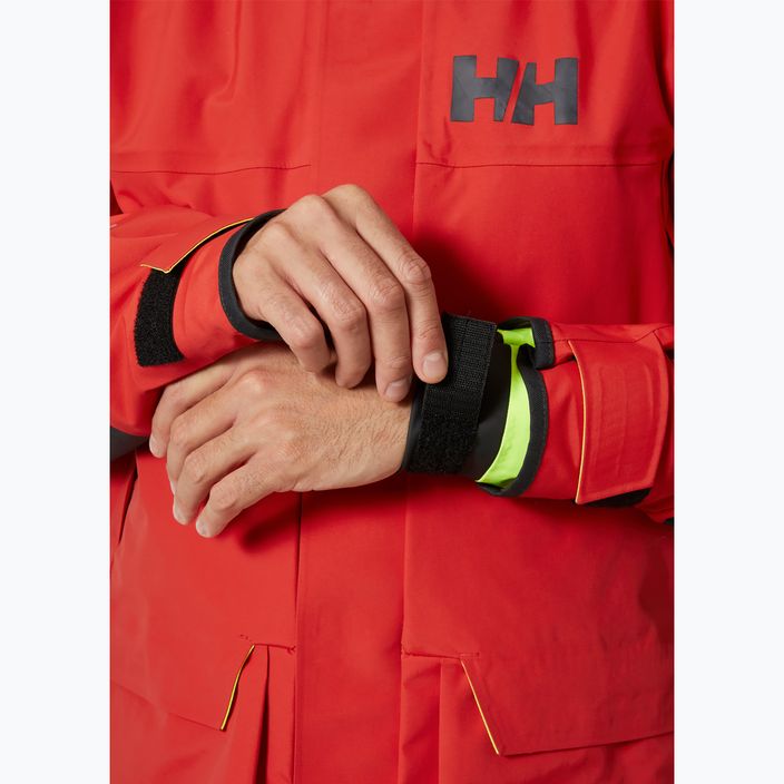 Pánská jachtařská bunda Helly Hansen Skagen Pro alert red 8