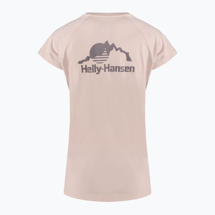 Dámské tričko Helly Hansen Nord Graphic Drop pink cloud  5