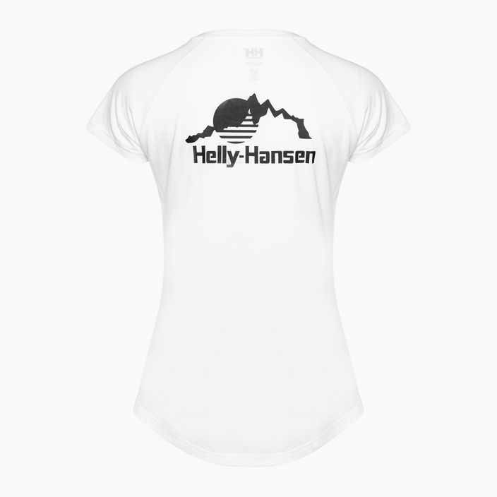 Dámské tričko Helly Hansen Nord Graphic Drop white 2