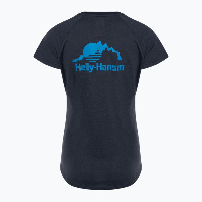 Dámské tričko Helly Hansen Nord Graphic Drop navy 2
