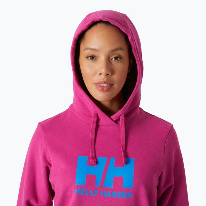 Dámská mikina Helly Hansen HH Logo Hoodie 2.0 magenta 2.0 2