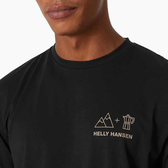 Pánské tričko Helly Hansen Nord Graphic black 3