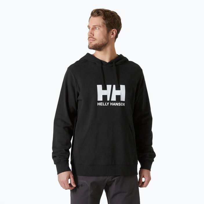 Pánská mikina Helly Hansen HH Logo Hoodie 2.0 black