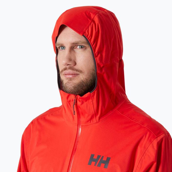 Pánská bunda do deště  Helly Hansen Momentum 3L Stretch alert red 3