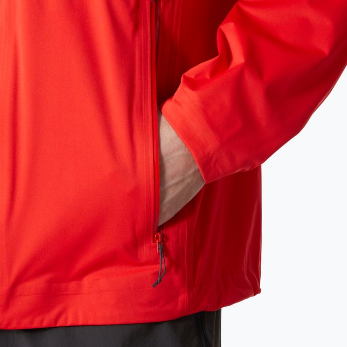 Pánská bunda do deště  Helly Hansen Momentum 3L Stretch alert red 5