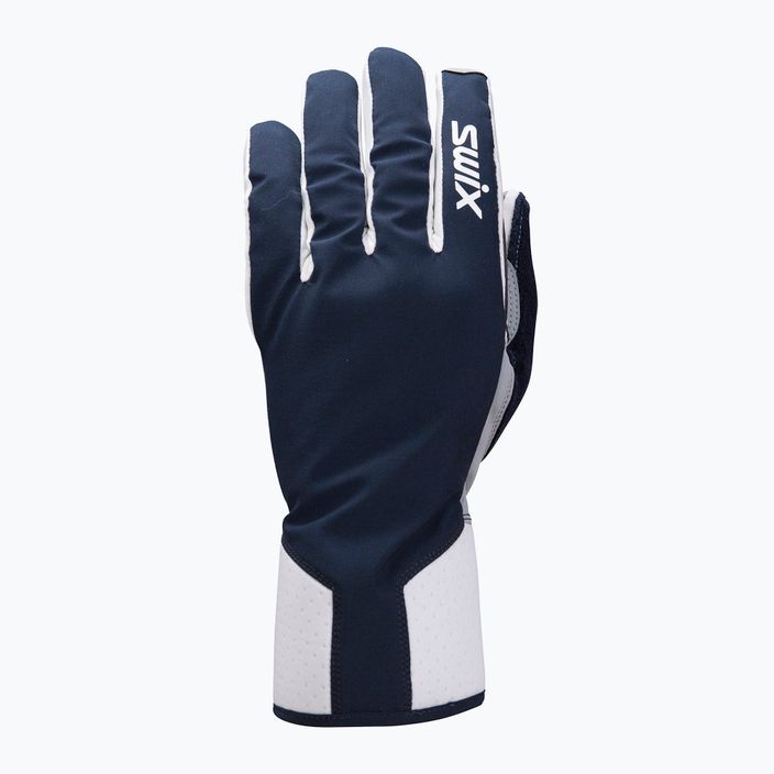 Swix Brand pánské rukavice na běžecké lyžování tmavě modré a bílé H0963-75100-7/S 5