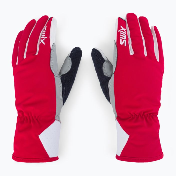 Dámské rukavice na běžecké lyžování Swix Brand červená H0965-99990-6/S 3