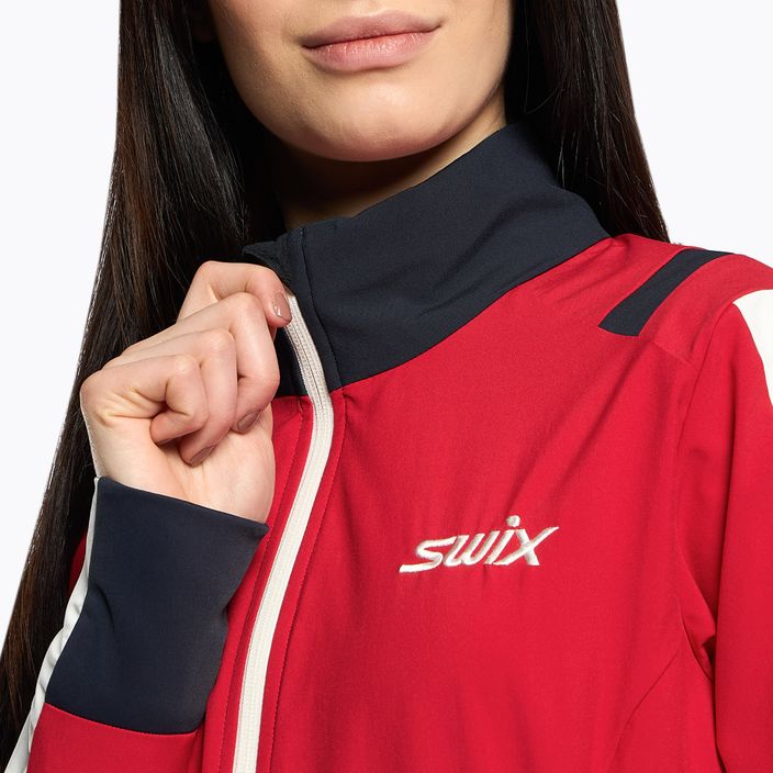 Dámská bunda na běžky Swix Infinity červená 15246-99990-XS 4