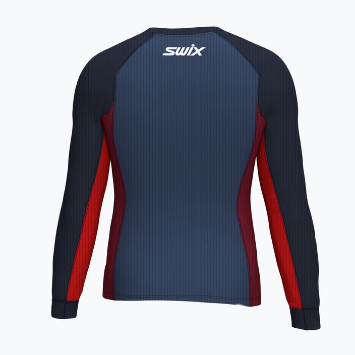 Swix Racex Bodyw pánské termo tričko tmavě modré a červené 40811-75120-S 2